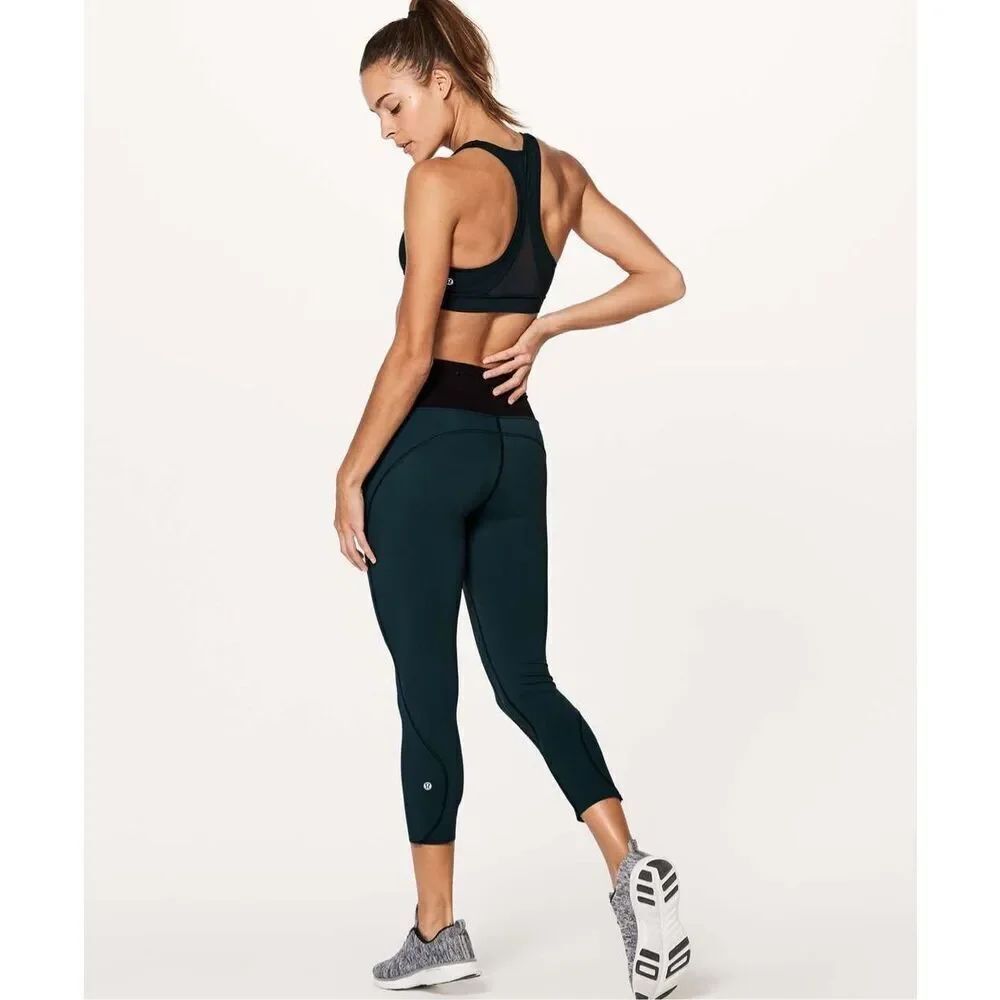 Womens Lululemon Run The Day Crop